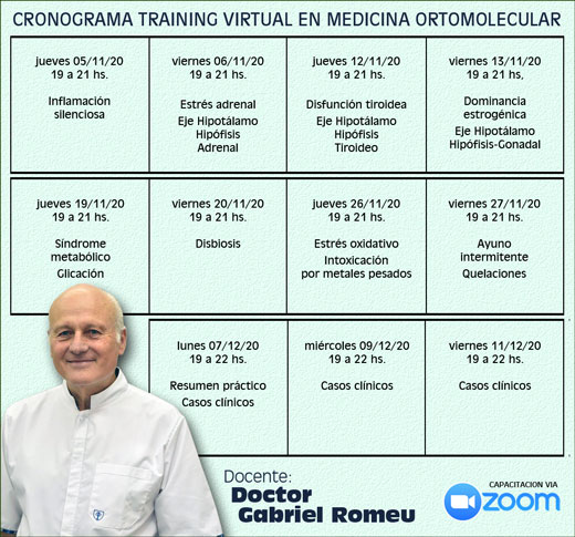 TRAINING VIRTUAL: CRONOGRAMA